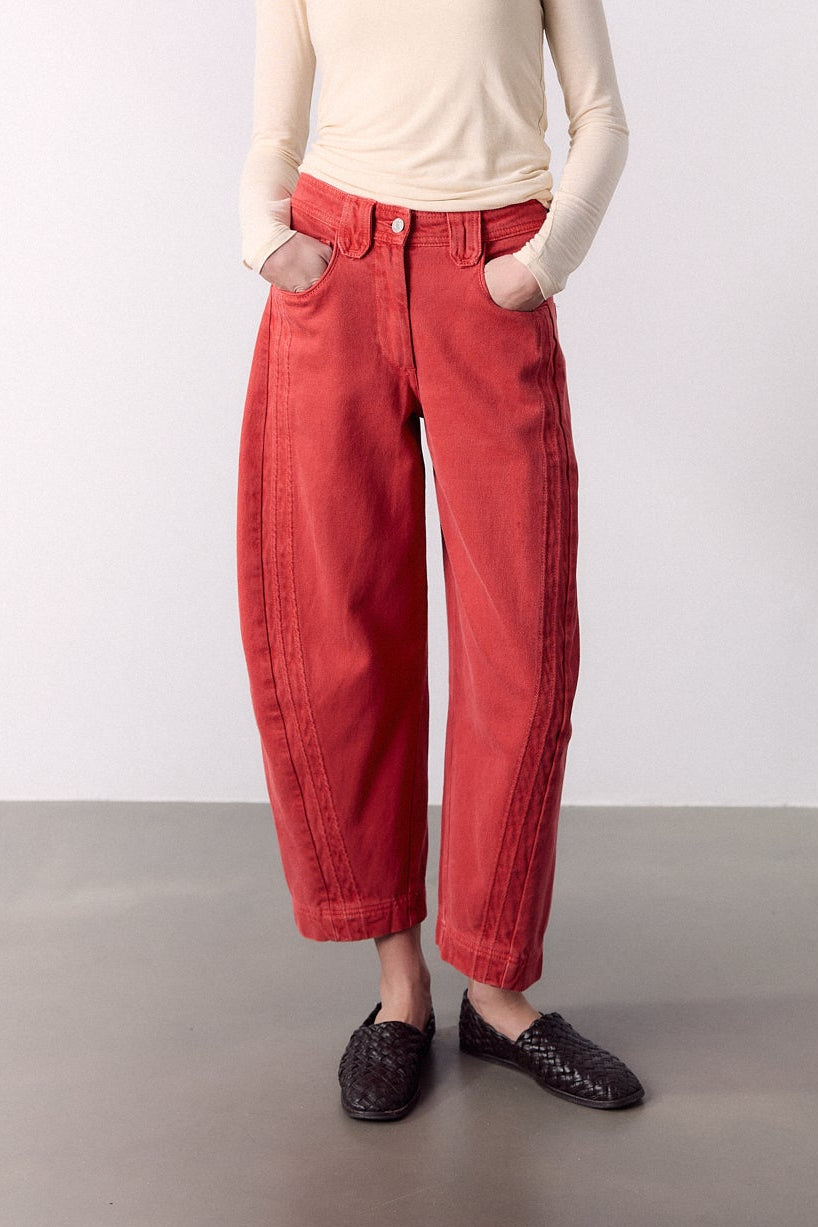 Pantalón Balloon Rojo