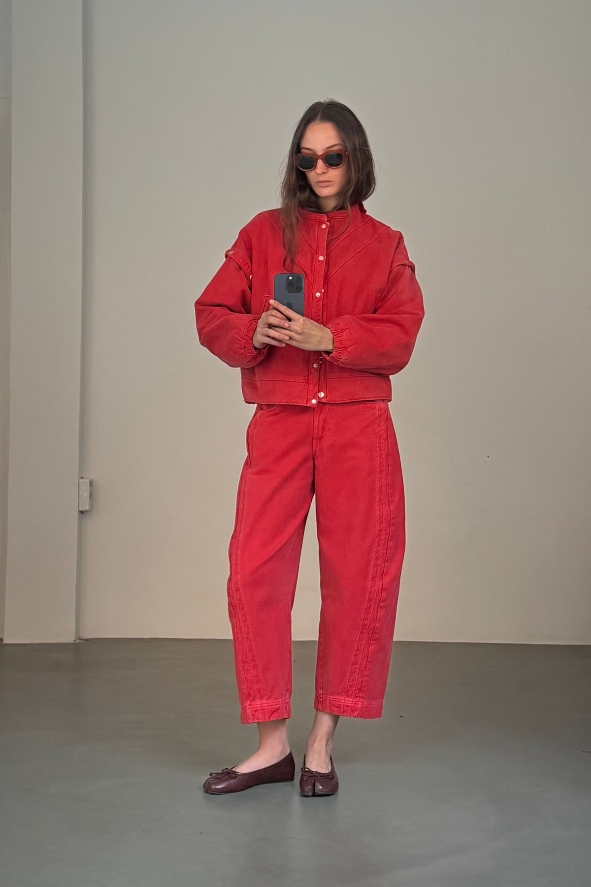 Pantalón Balloon Rojo