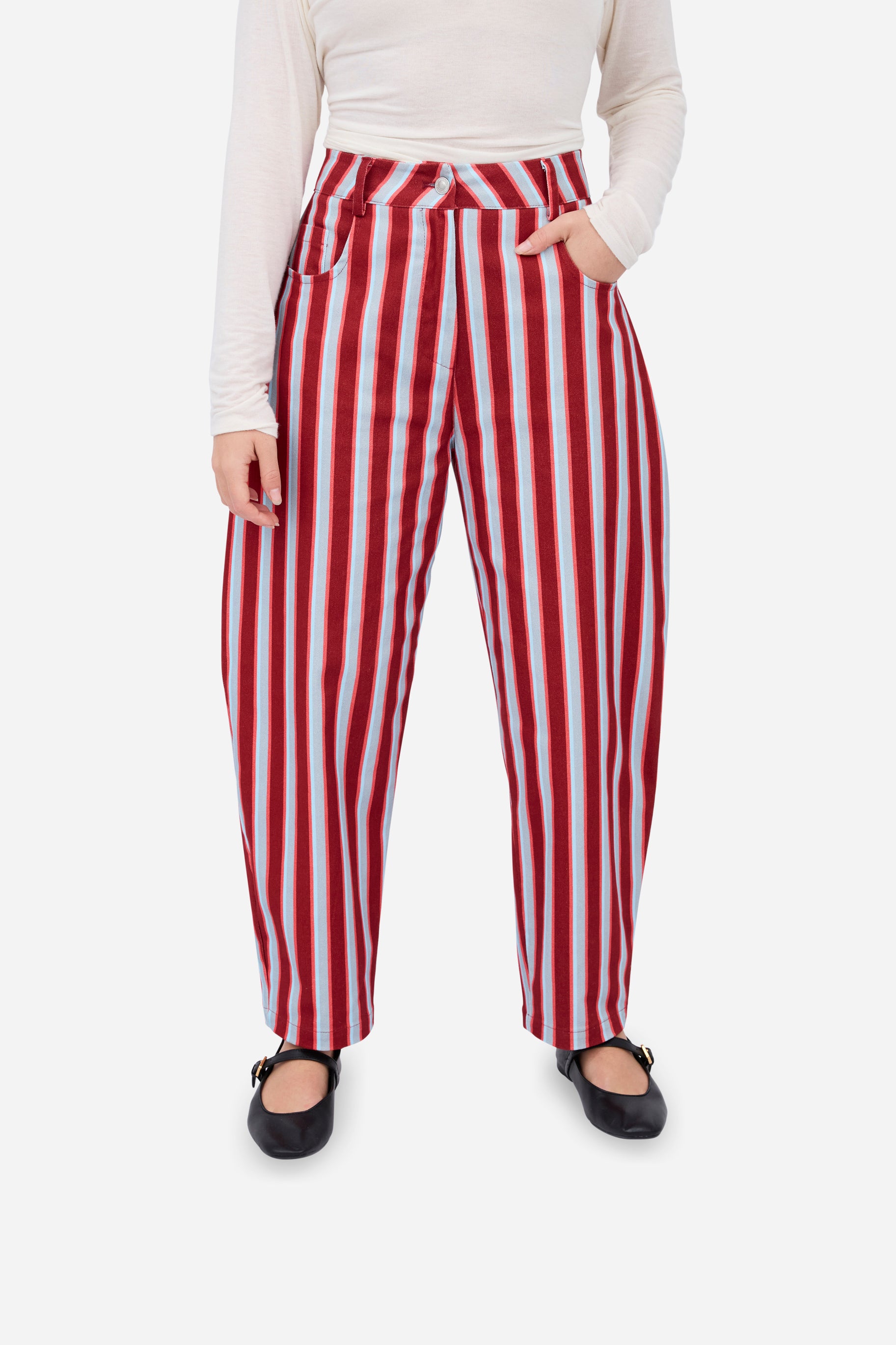 Pantalón Balloon Burgundy Blue