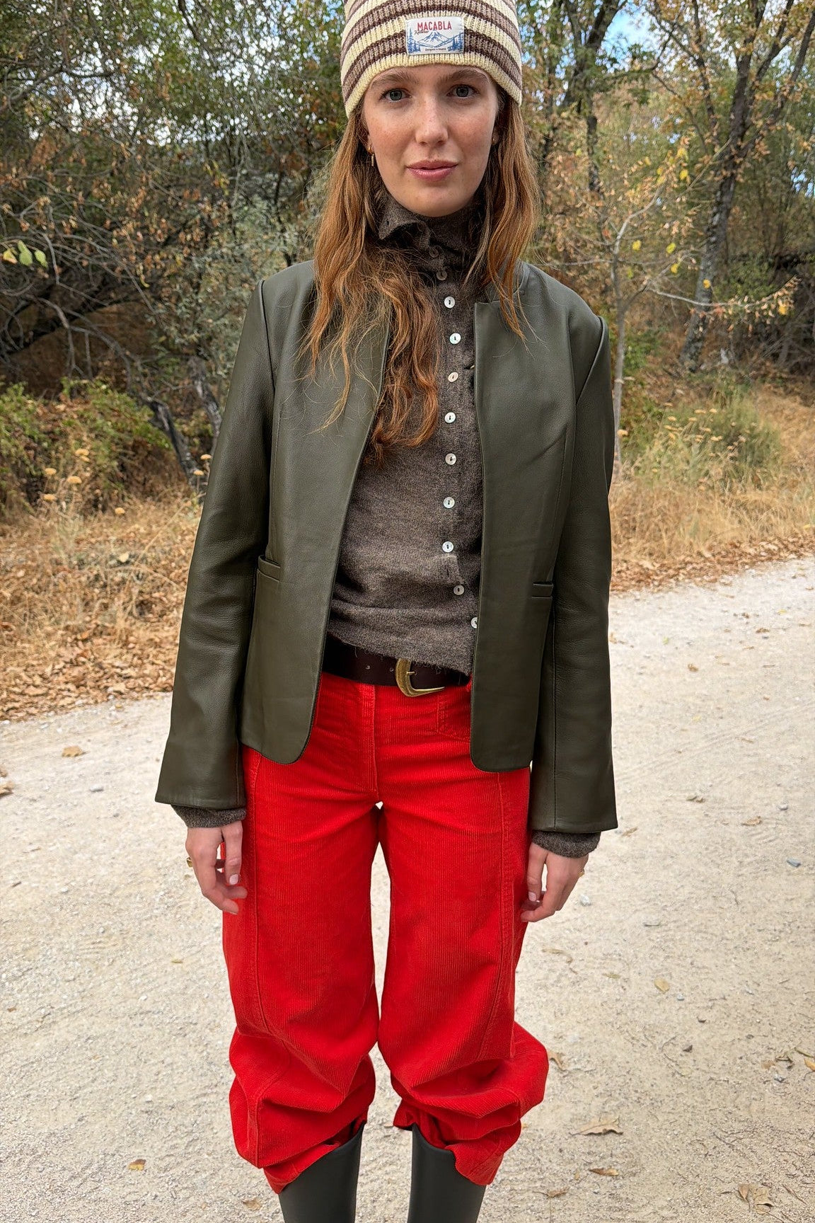 Blazer Piel Verde
