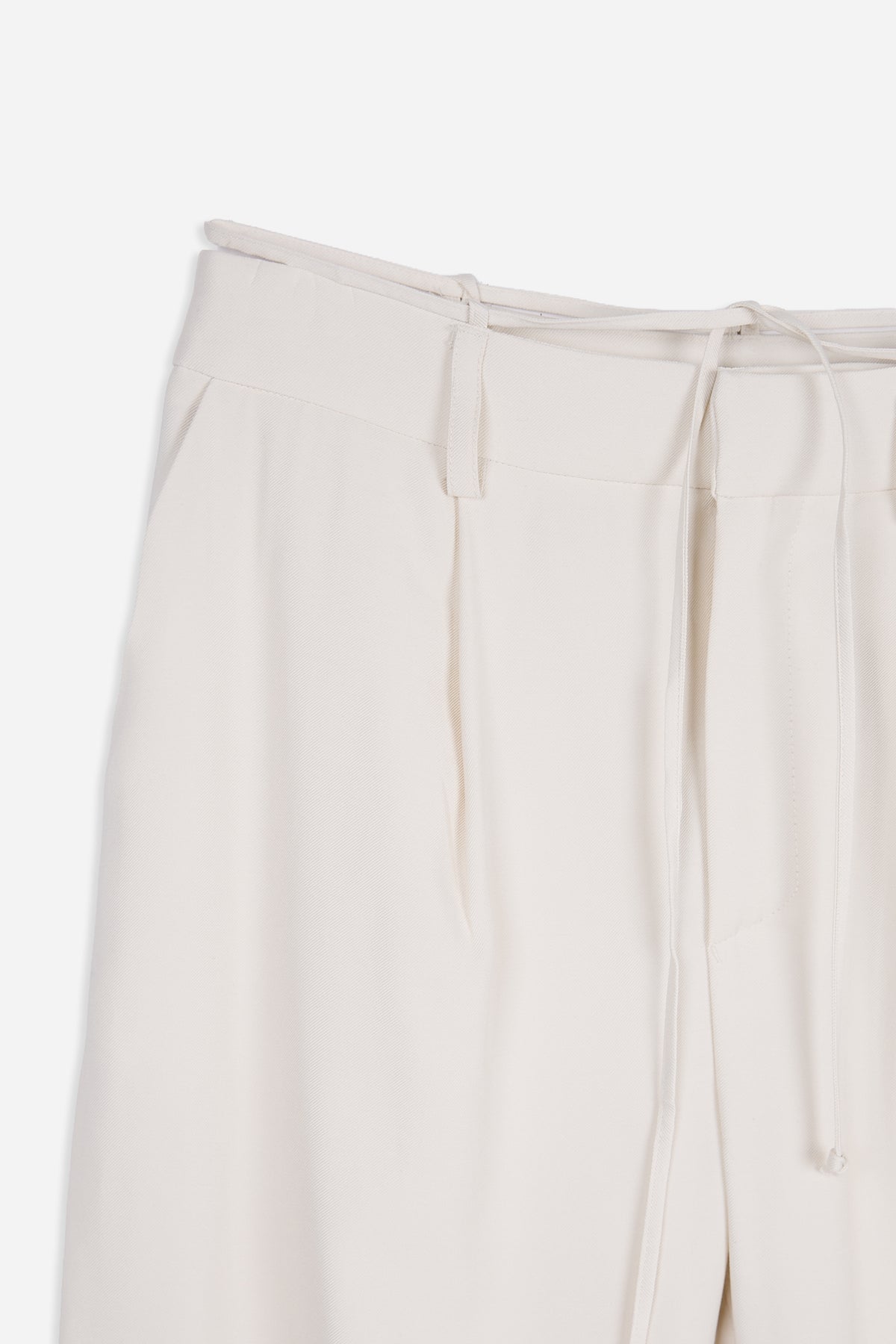 Pantalon Tencel Écru