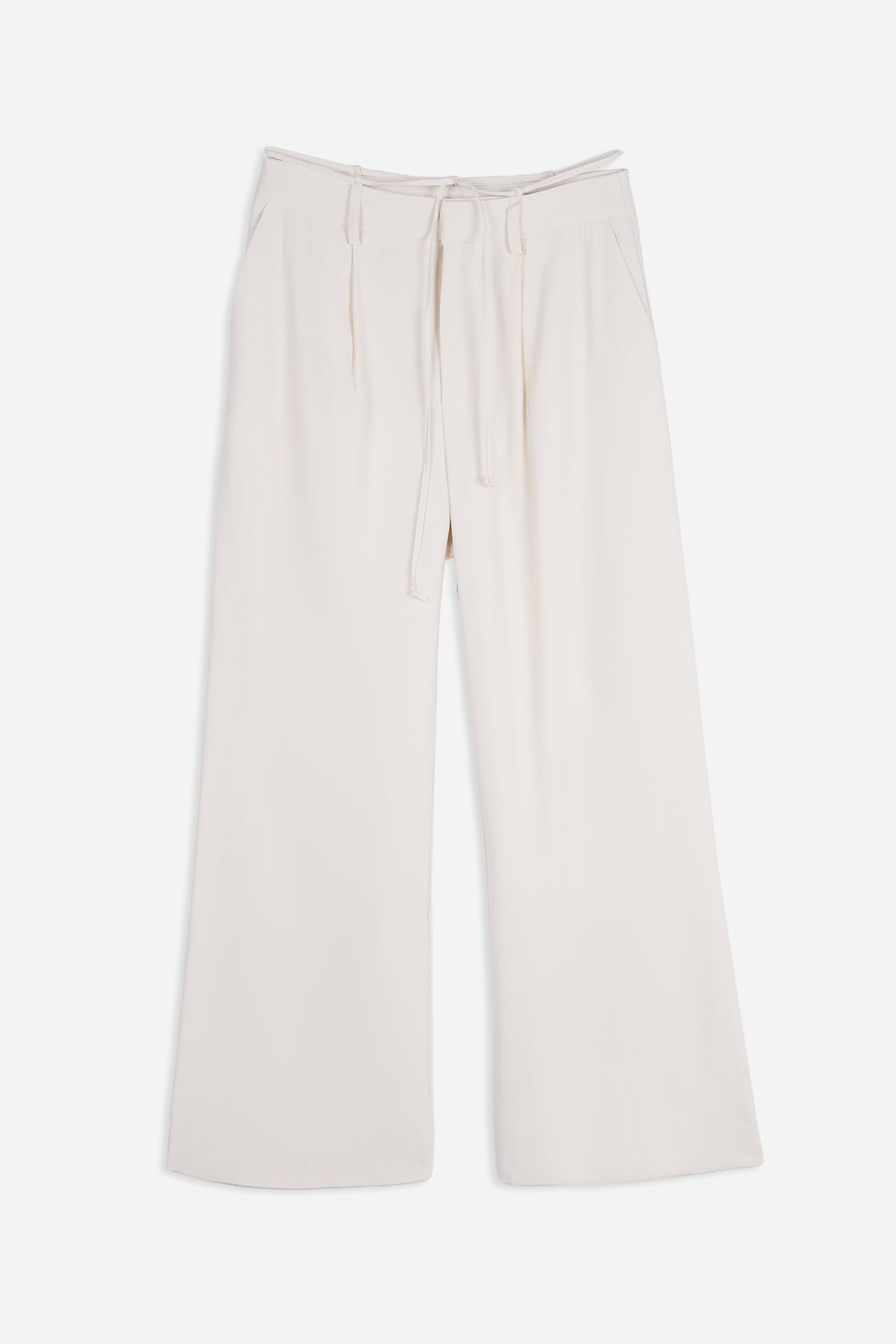 Pantalon Tencel Écru