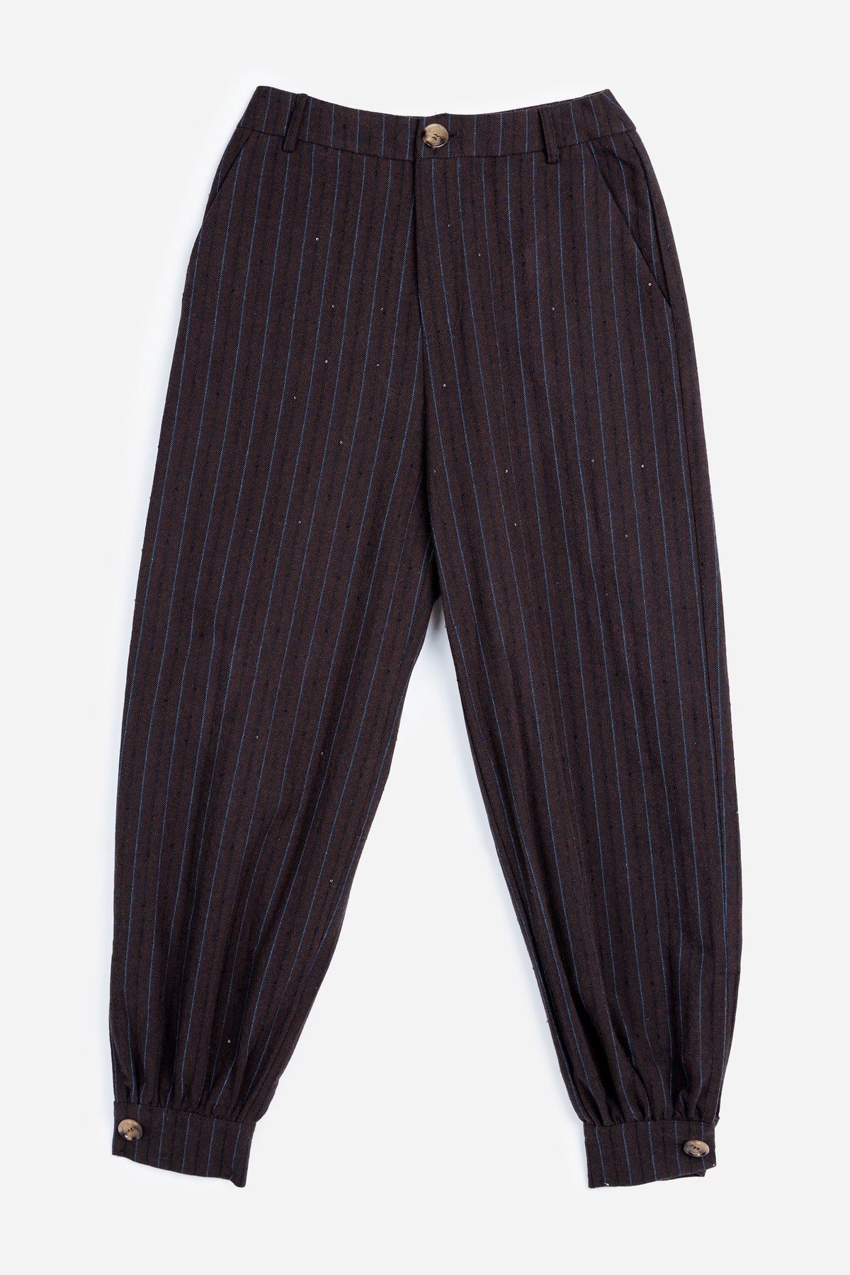 Pantalón Bombacho Rayas Brillo