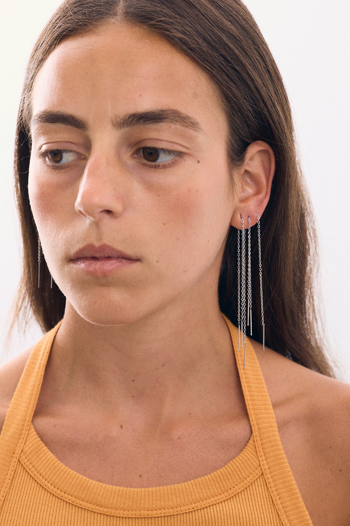 Basic Chain Earring (Unit)