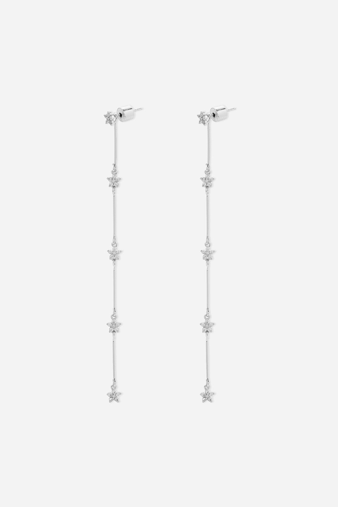 Pendientes Desmontables Flores Par