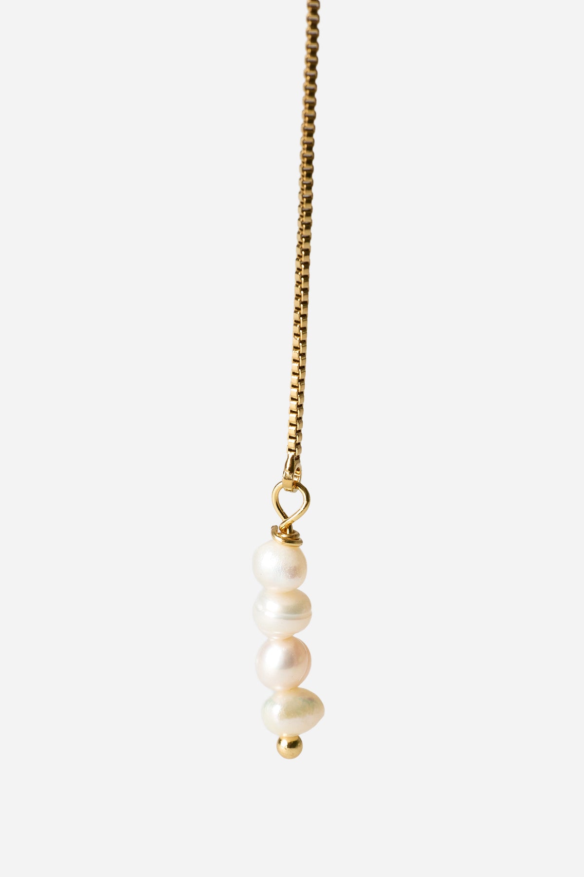 Double Pearl Chain Earring (Unit)
