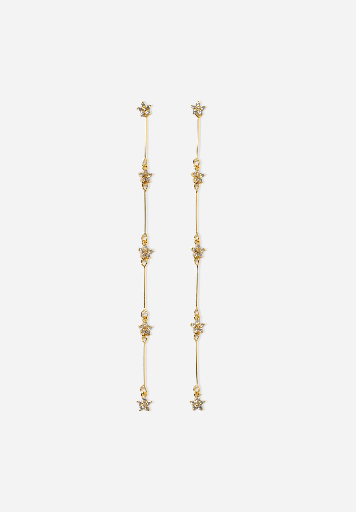 Pendientes Desmontables Flores Par