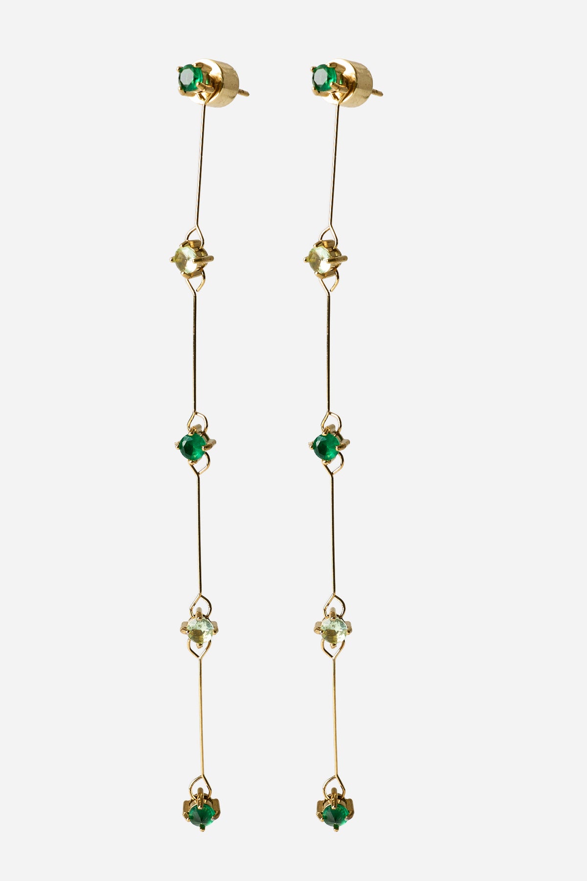 Green Detachable Earrings (pair)