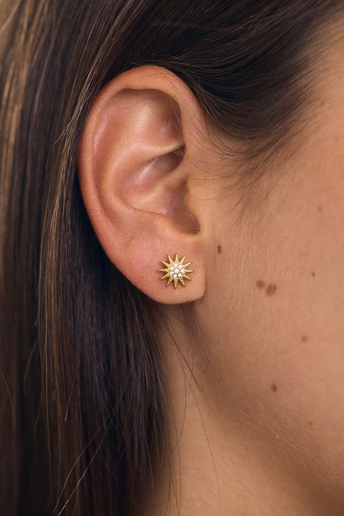 Boucles d'oreilles étoile mini