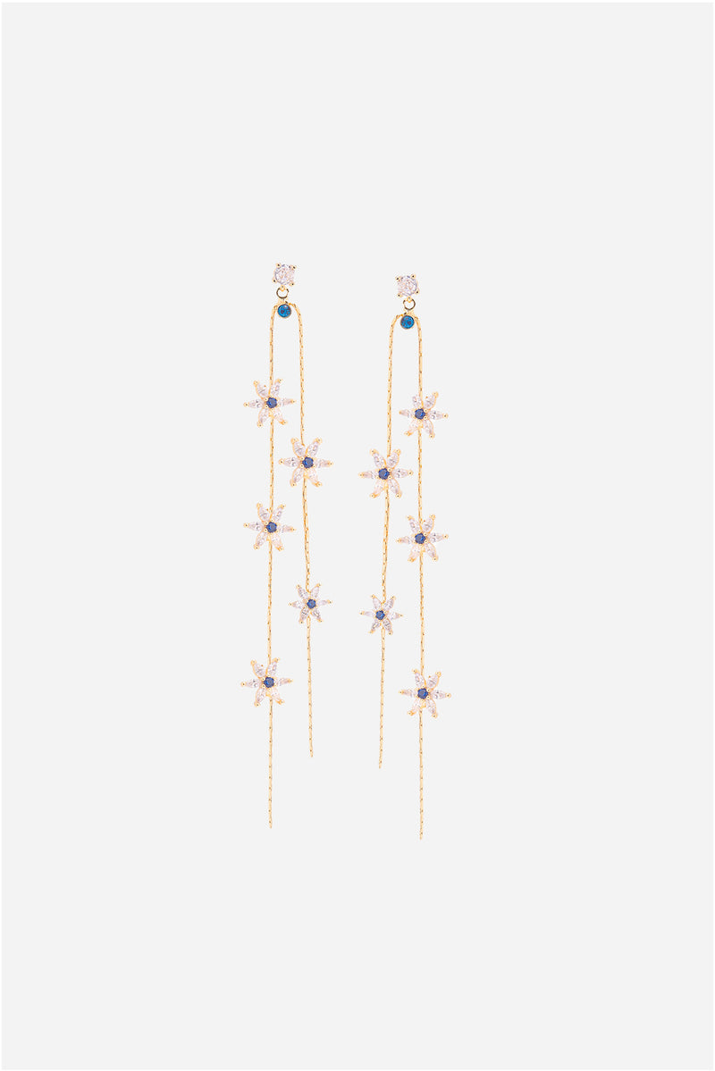 Pendientes Flores Azules