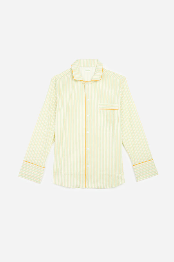 Pijama Unisex Rayas Verde