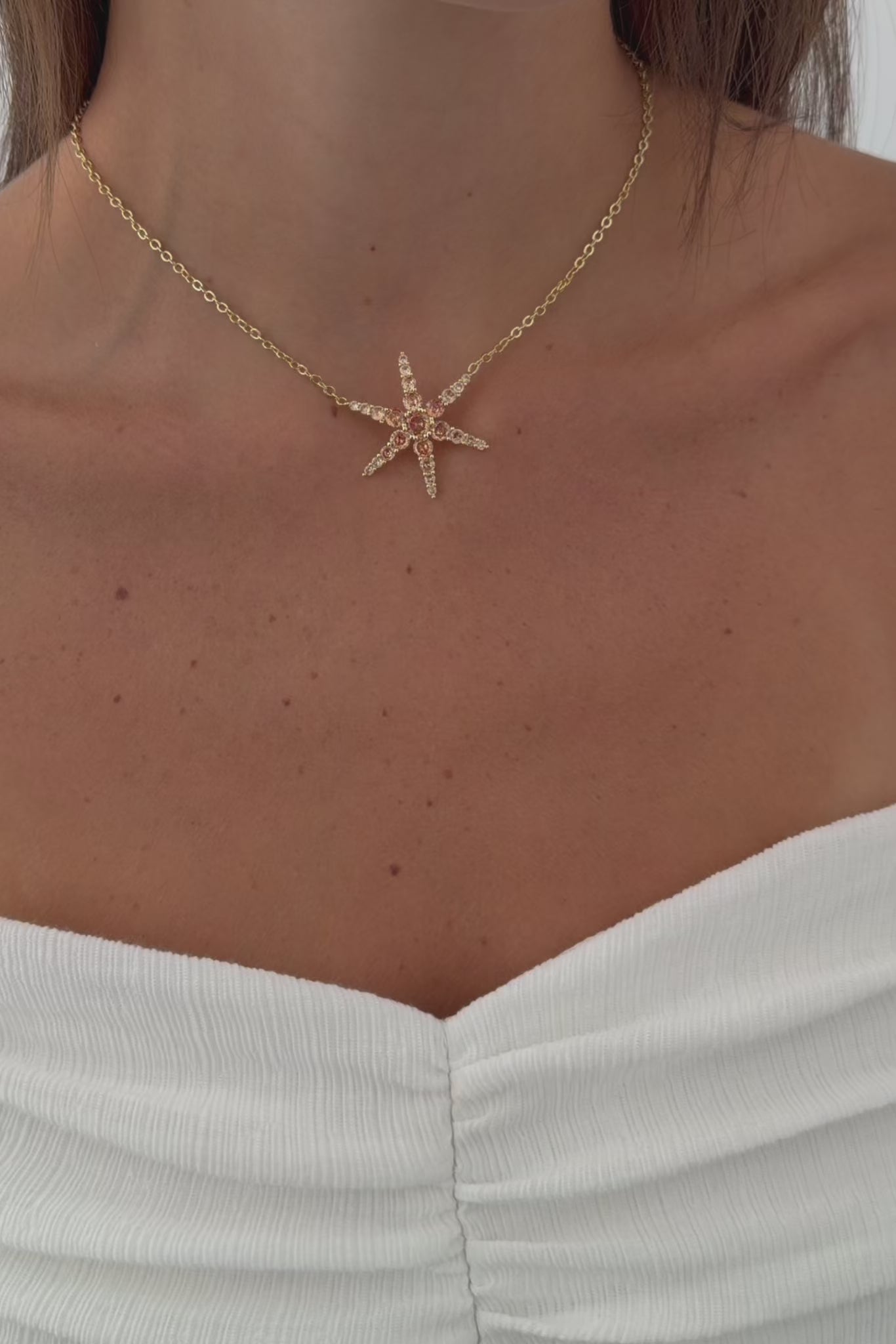 Collar Estrella Marrón