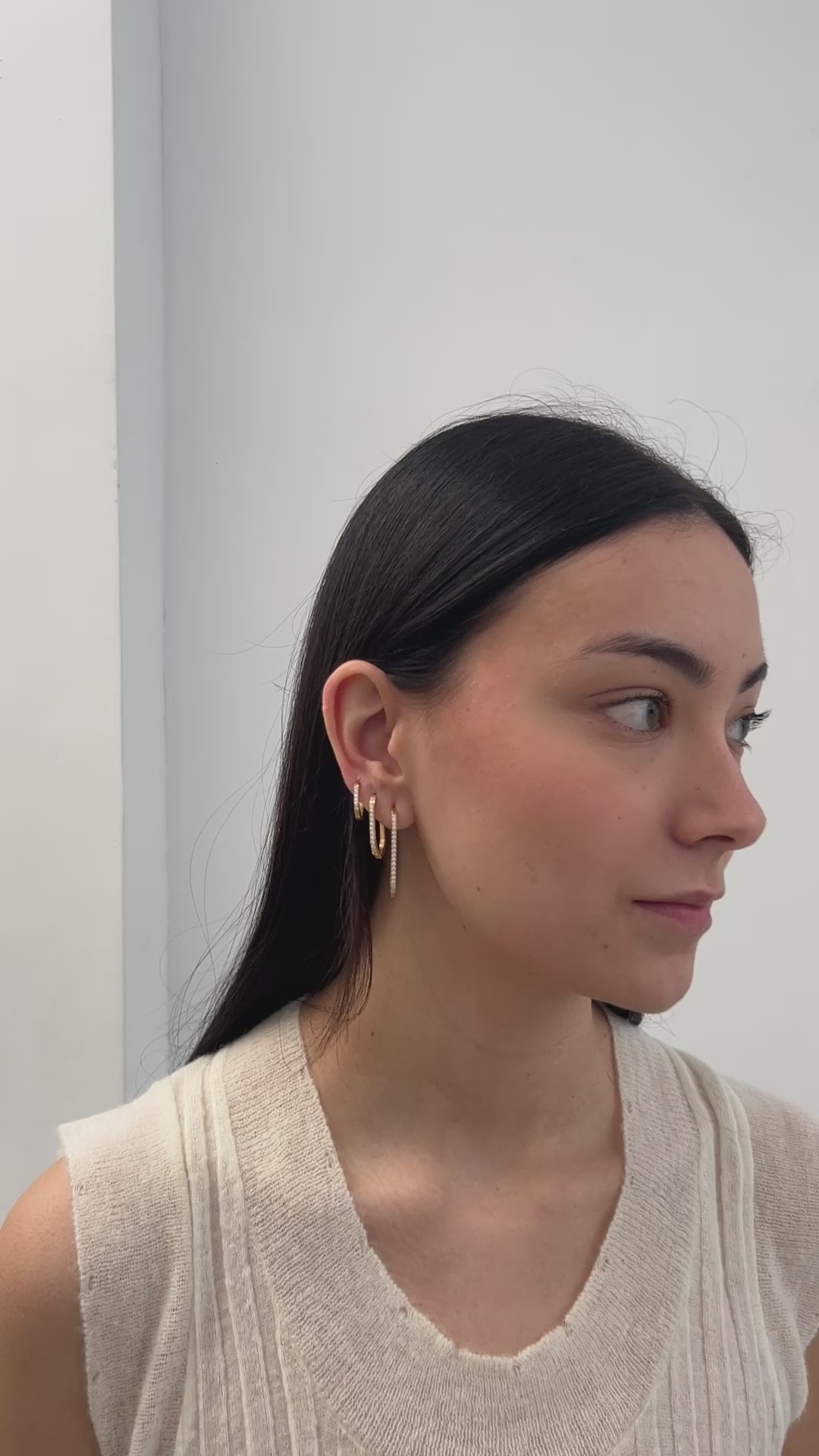 Pendiente Ovalado Circon 20mm