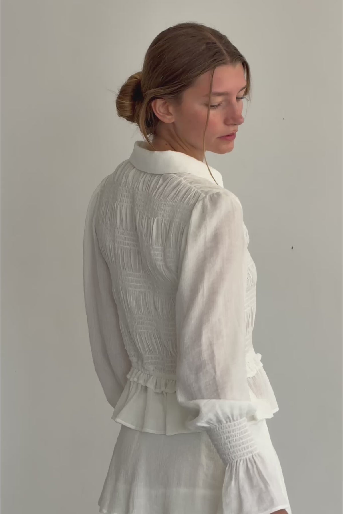 Blusa Engomada Blanco