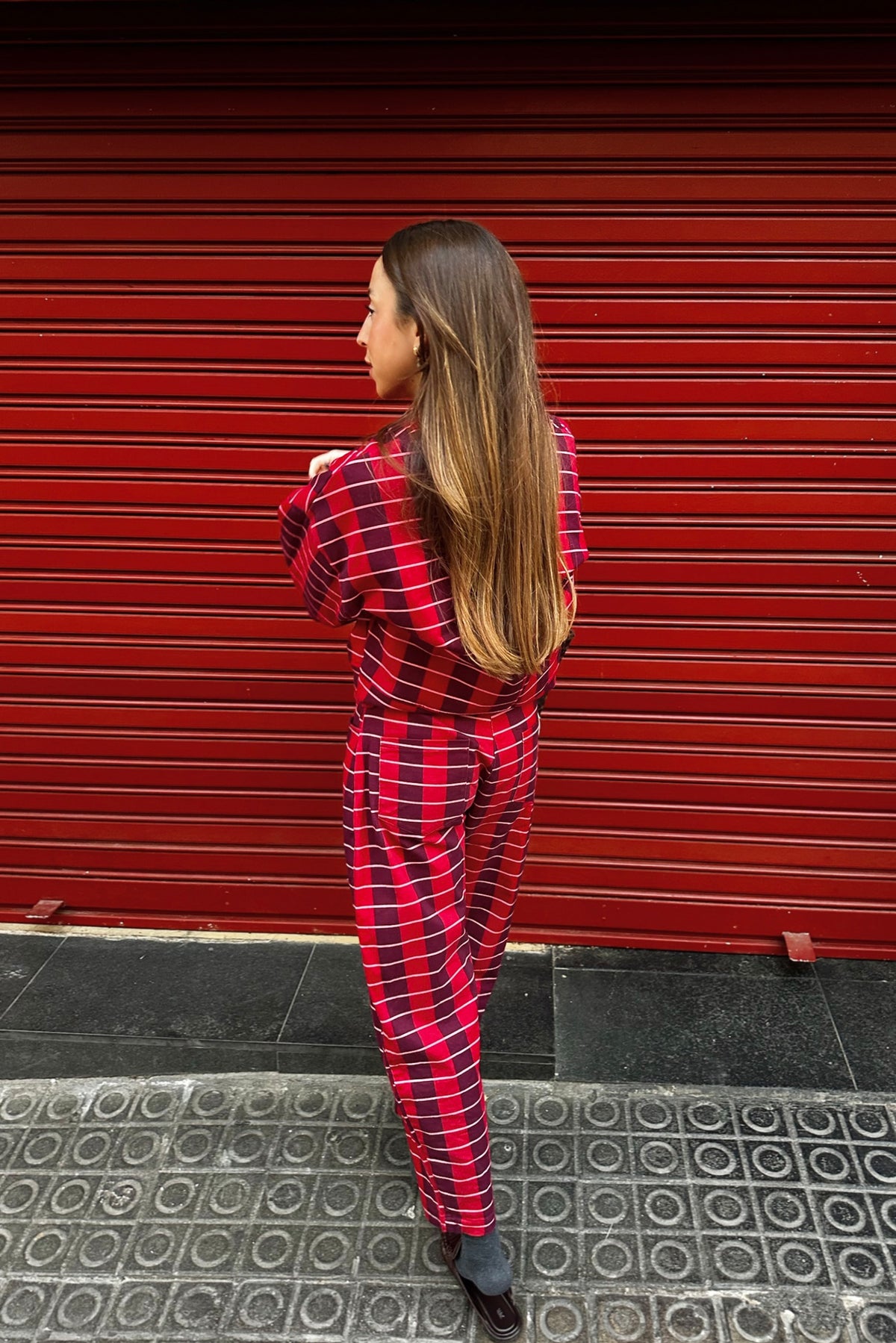 Pantalón Balloon Cherry