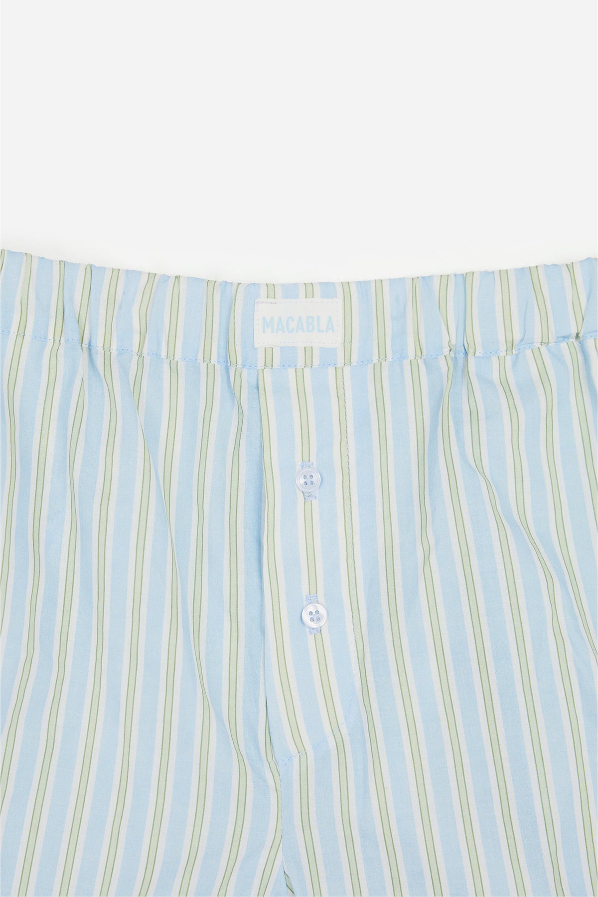 Short Pijama Rayas Azul