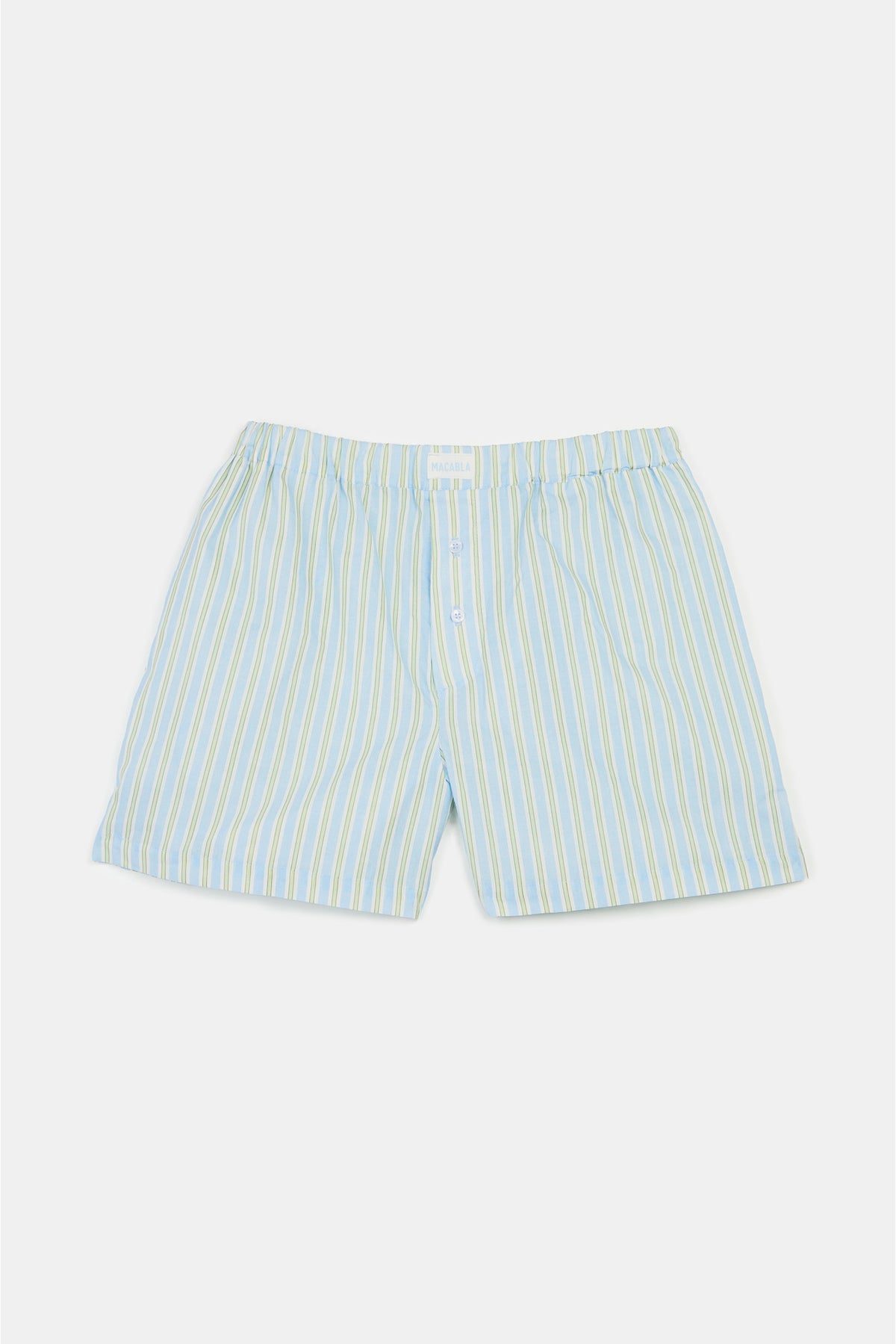 Short Pijama Rayas Azul