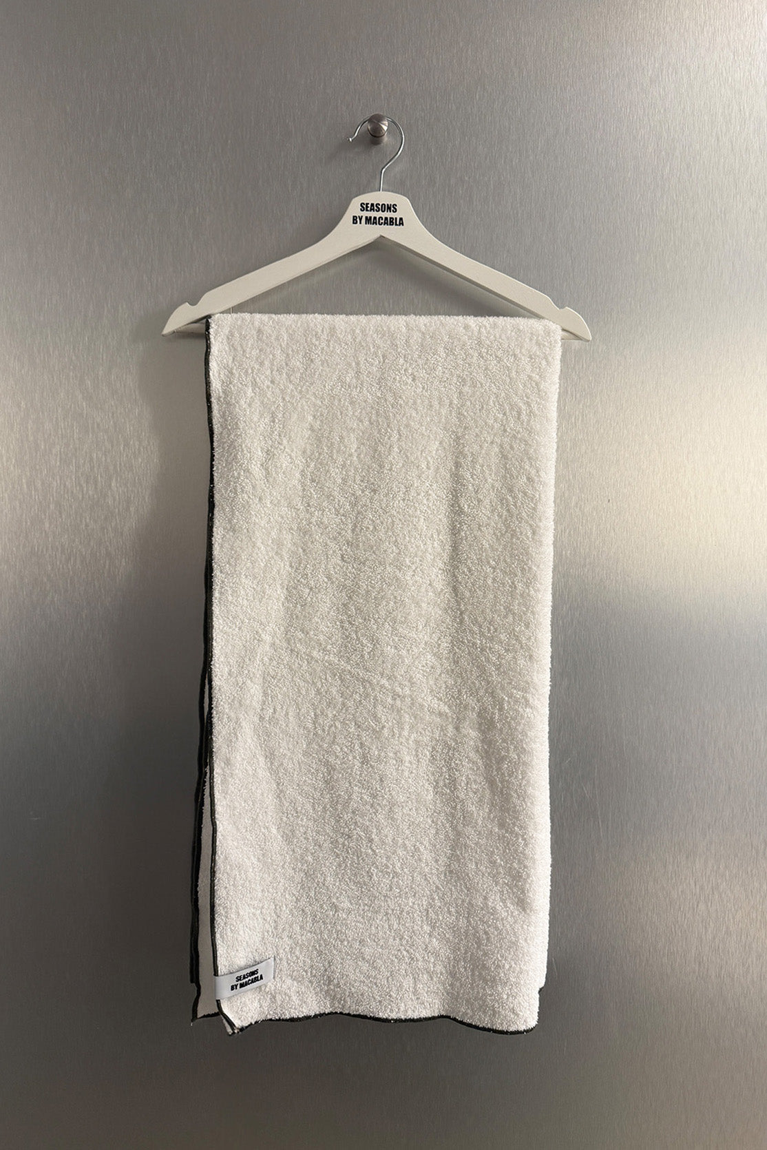 Serviette de douche côtelée