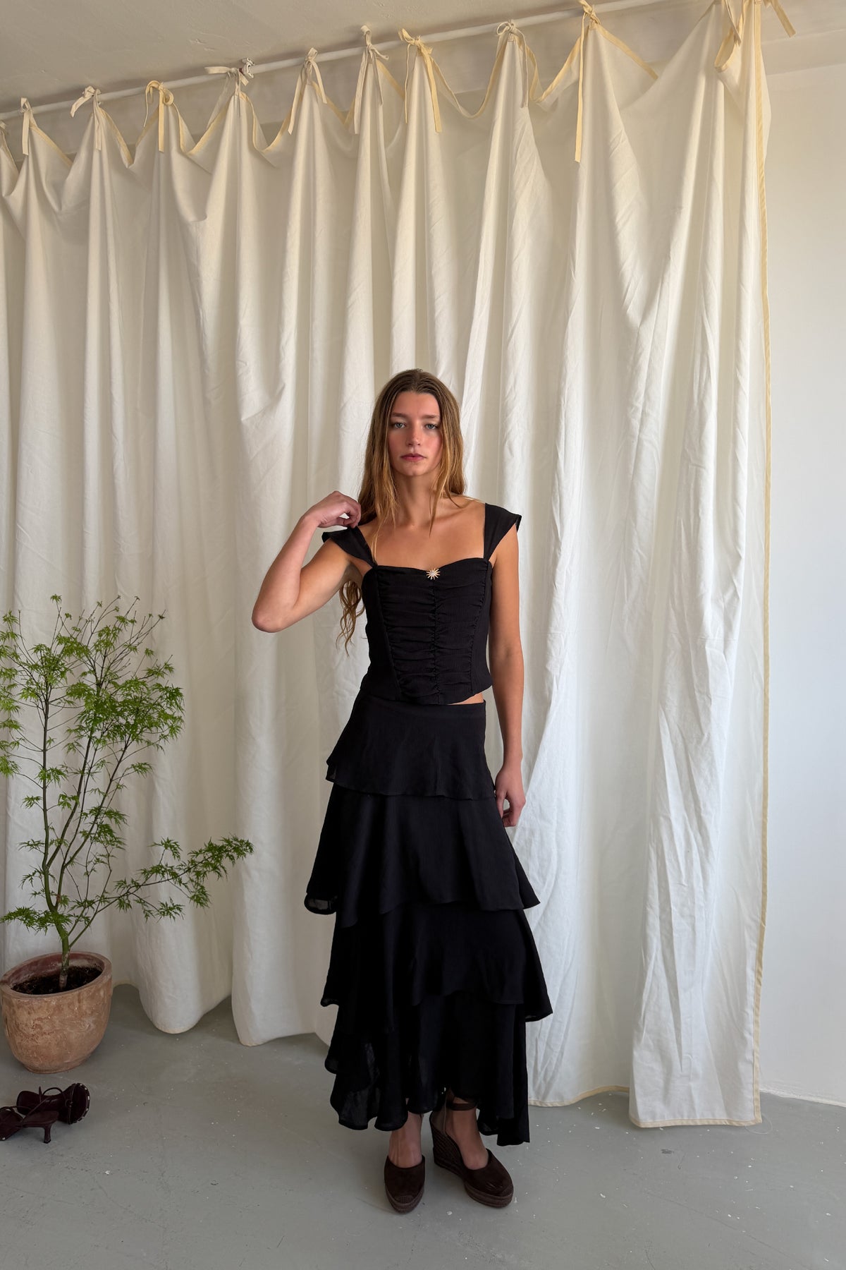 Top Corset Negro