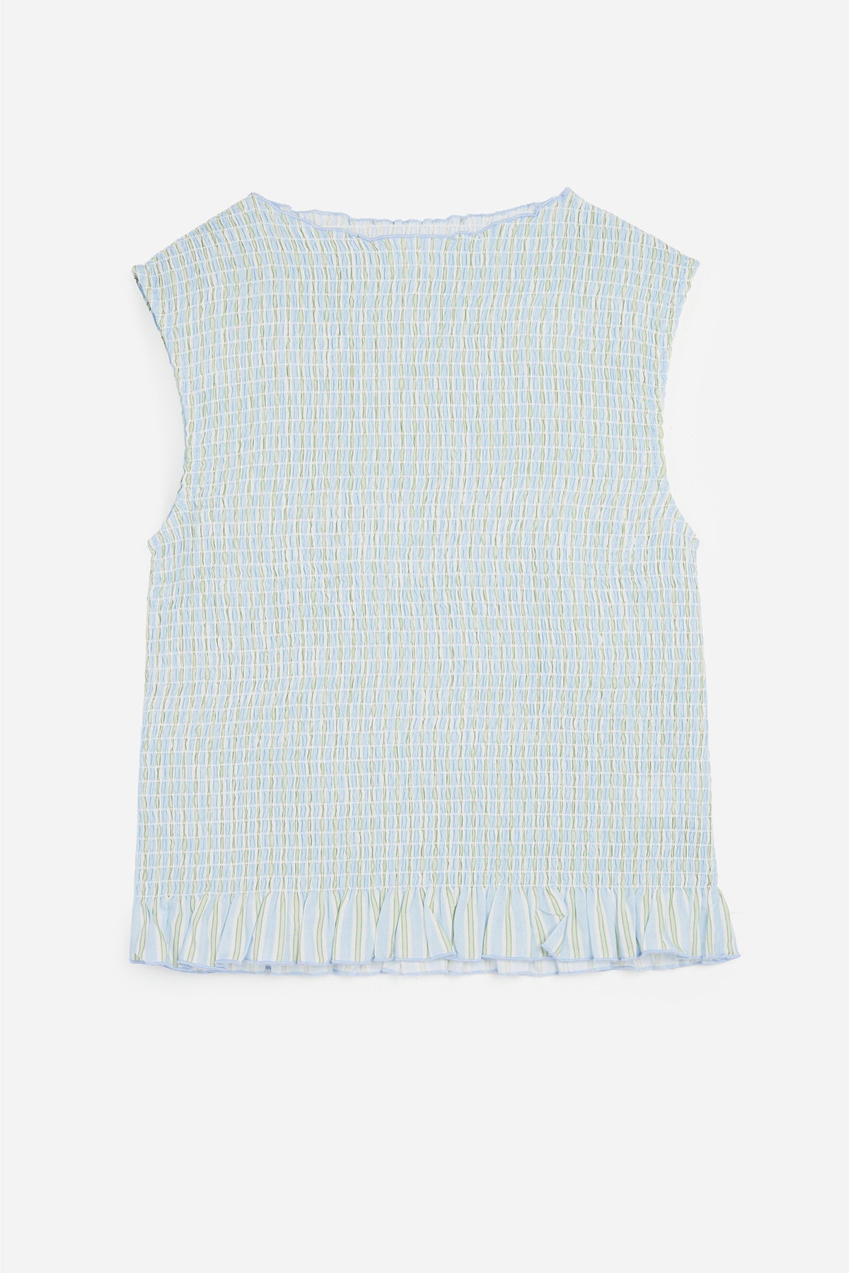 Blue Striped Pyjama Top