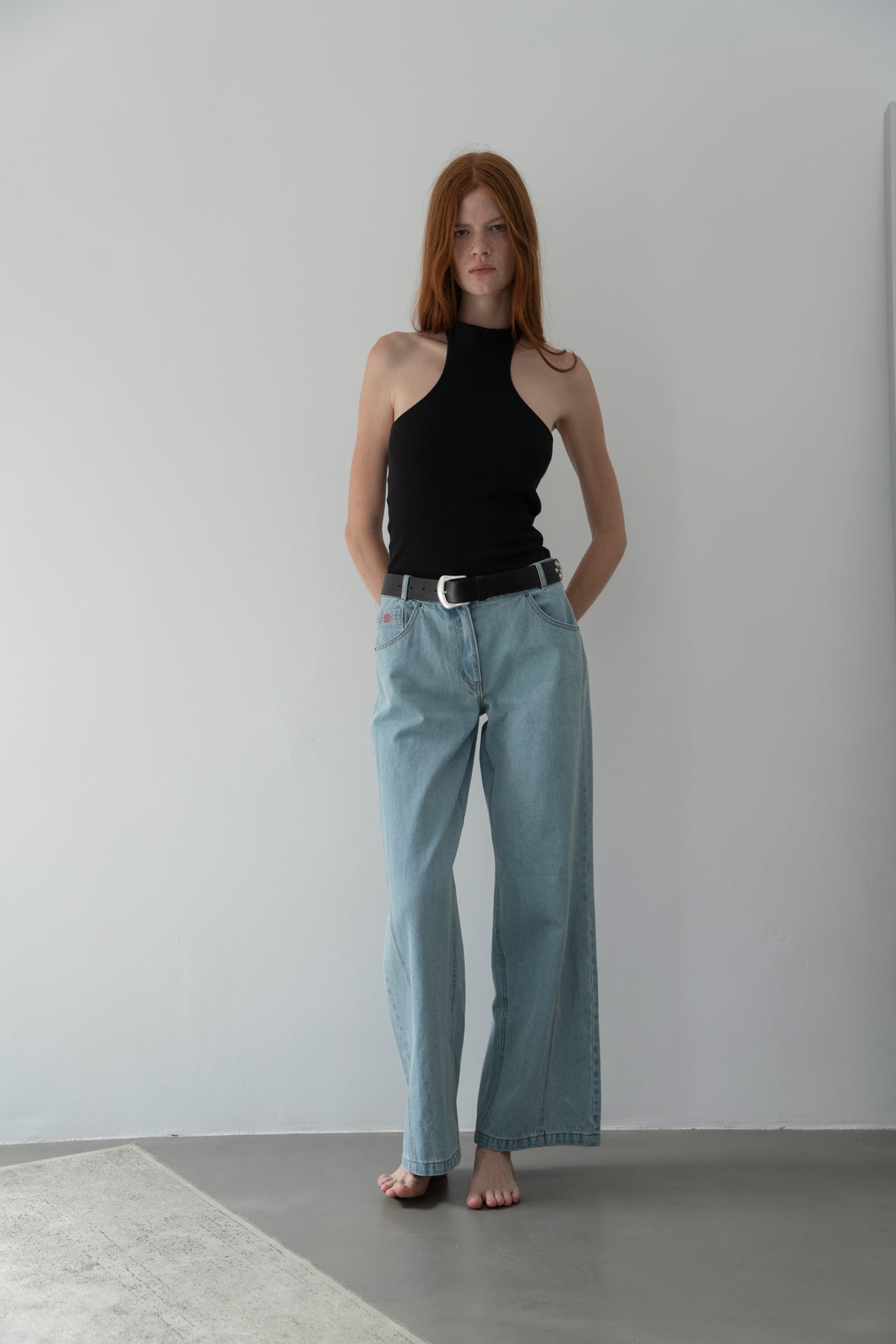 Top Halter Negro
