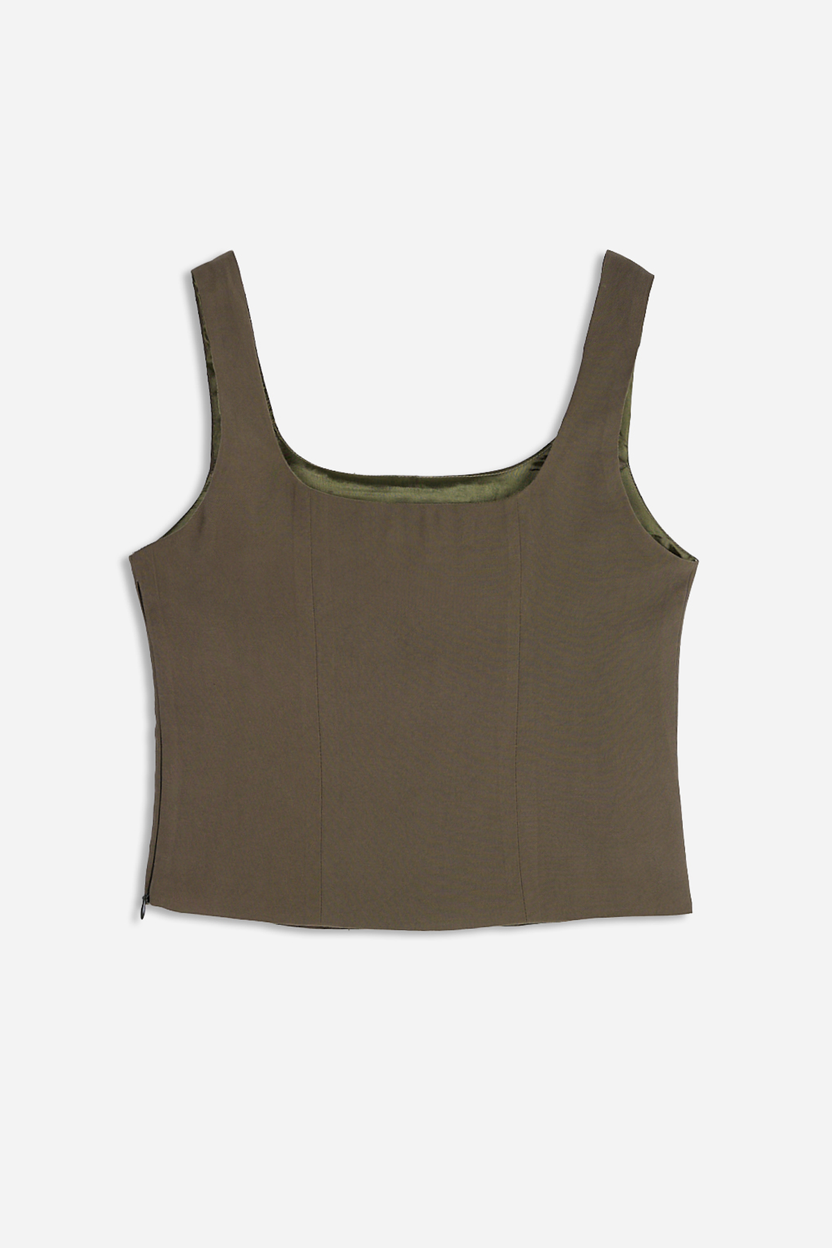 Tencel Top Khaki