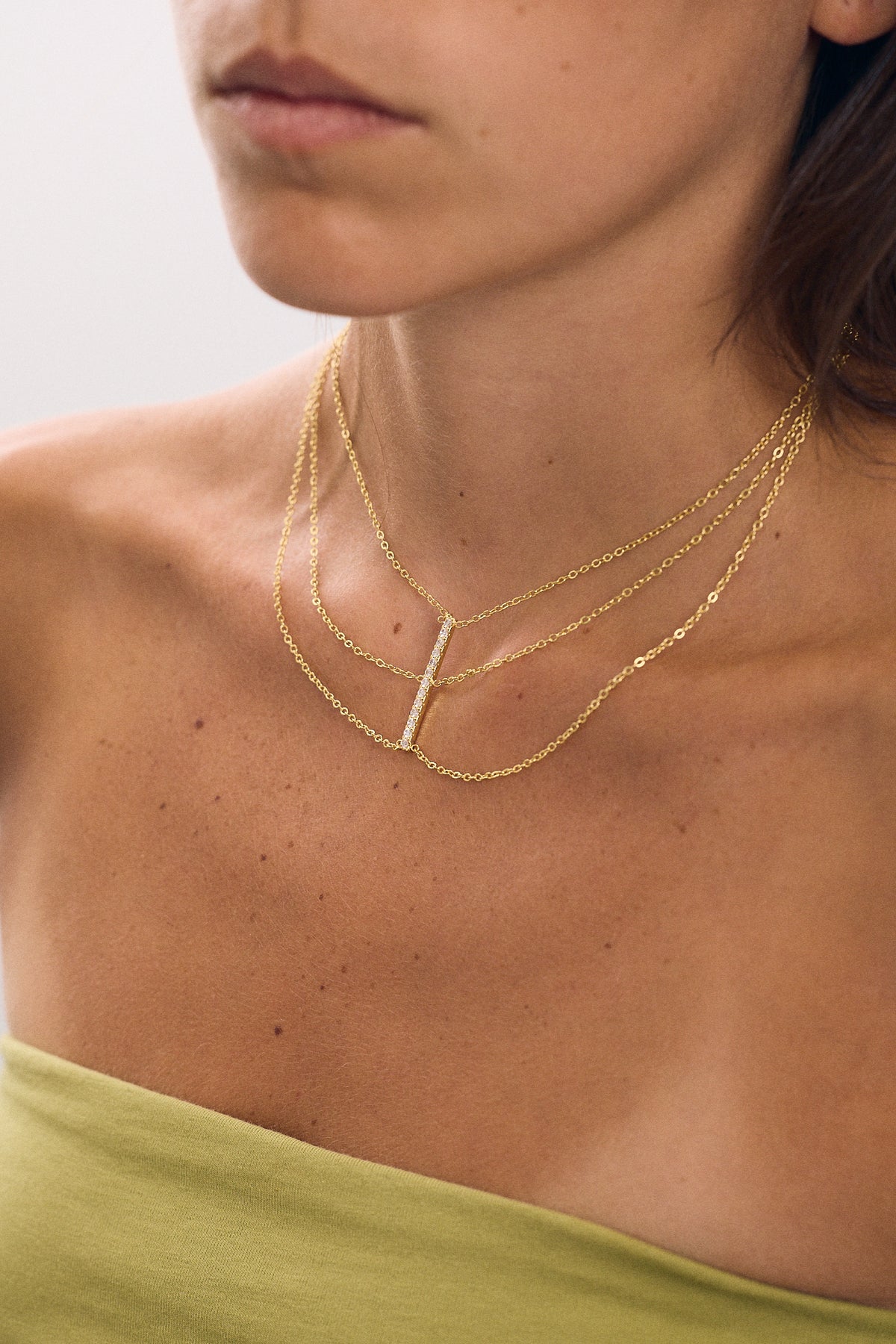 Triple Bar Necklace