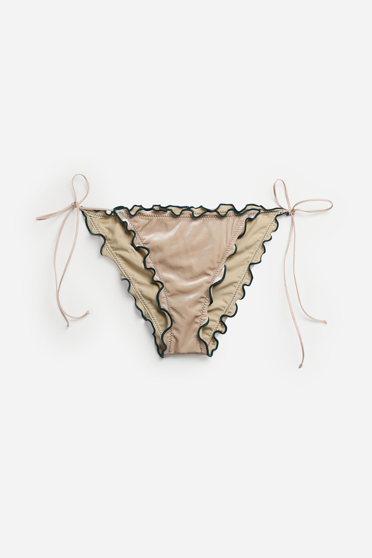 Bikini Bottom Velvet Champagne