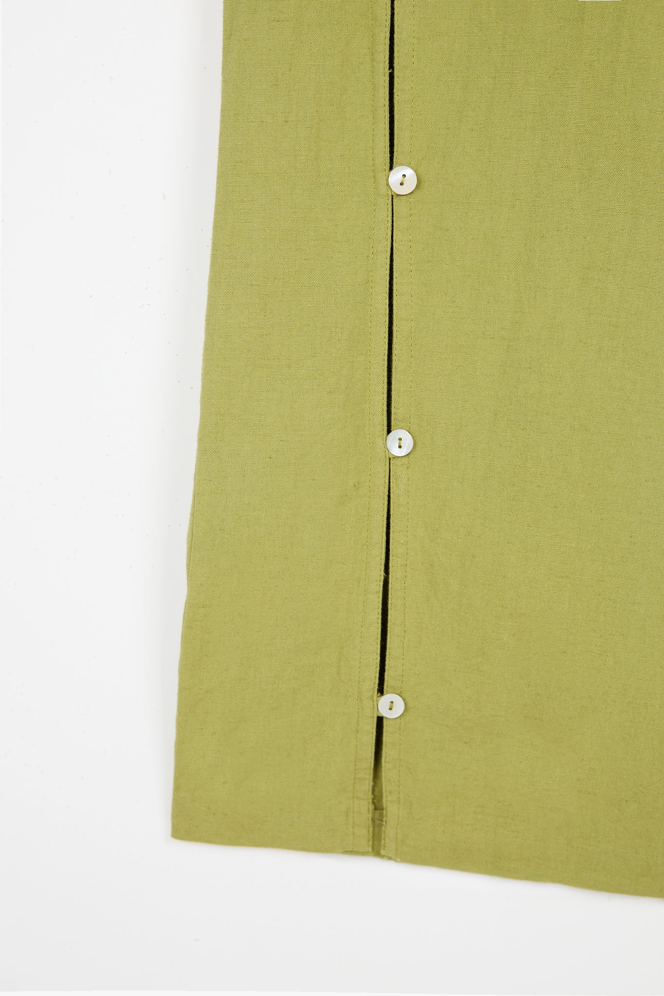 Pantalón Botones Nácar Verde